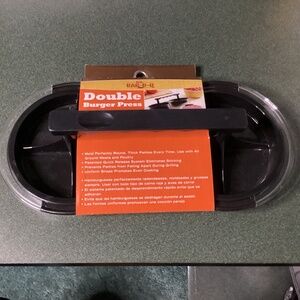 Mr. Bar-B-Q Double Burger Press NEW